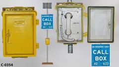 Freeway Call Box Set-Up, stock number C-0354