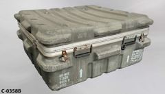 Ammo Case, fiberglass, 36"w x 34"d x 16"t, stock number C-0358b