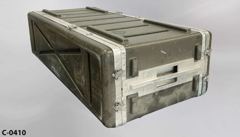 Military Case, OD green, fiberglass, 48"w x 16"d x 24"t, stock number C-0410