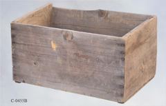 Crate, "veggie", small, wood, 20"w x 12"d x 10"t, stock number C-0455b