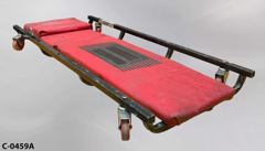 Creeper, mechanic's, metal frame, w/ padding (specify red of blue, stock number C-0459