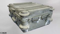 Ammo Case, fiberglass, 32"w x 27"d x 15"t, stock number C-0620