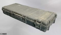 Ammo Case, for magazine storage, plastic, black, 37"w x 16"d x 6"t, stock number C-0683