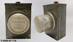 Electric meter w/ panel box, stock number E-0086