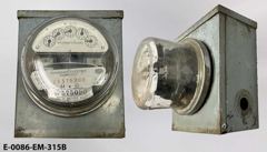 Electric meter w/ panel box, photo 3 of 3, E-0086-EM-315B