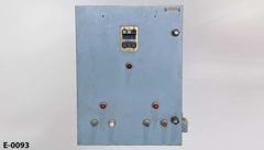 Electronic control panel, 7 station, w/ circuit breaker unit and sign, stock number E-0093