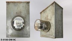 Electric meter w/ panel box, photo 7 of 8, E-0100-OW-9C