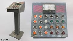 Electronic control pedestal, 24 station, w/ meter, 16½"w x 15"d x 48"t, stock number E-0171