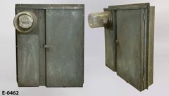 Electric meter w/ panel box, stock number E-0462