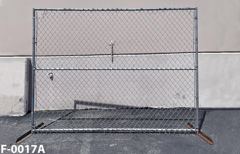 Chainlink fence, 6't x 8'w, stock number F-0017a