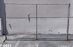 Chainlink fence, 6't x 10'w, stock number F-0031