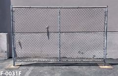 Chainlink fence, 6't x 10'w, w/ attached feet, stock number F-0031f