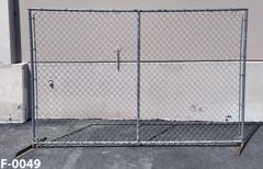 Chainlink fence, 6't x 9'w, stock number F-0049