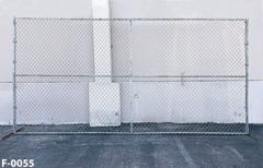 Chainlink fence, 8't x 16'w, stock number F-0055