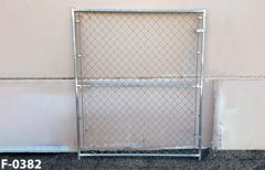 Chainlink fence, 6't x 58"w, (NO FEET), stock number F-0382