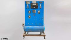 Gas Mixer, blue, 41"w x 18"d x 60"t, w/ 16" diam tank, on castered, stock number G-0013