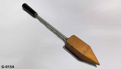 Soldering Iron, 14" metal/black handle w/ 2"w x 2"d x 6"t copper head, stock number G-0154