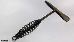 Hammer, welding/slag, metal, w/ spring handle, 10", stock number H-hws