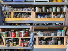 Jars / cans of stuff, stock number J-0010