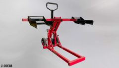 Jack/lift, automotive, hydraulic, red & black, stock number J-0038