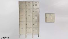Locker, 5 tier, w/ feet, 12"w x 12"d x 66"t, stock number L-0044b
