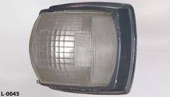 Light, wallmount, grey, w/ glass globe, 13"w x 6"d x 9½"t, stock number L-0045
