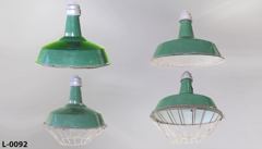 Light, China hat, 16"diameter, w/ twist on socket cap, stock number L-0092