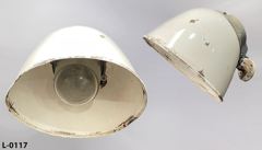 Light, flood, exterior, 12"diameter 30° angled dome shade, stock number L-0117