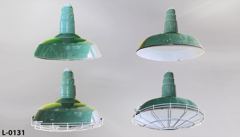 Light, China hat, 20"diameter, w/ 3 step neck, stock number L-0131