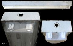 Light, 4' fluorescent, wet location, w/ clear plexiglass bulb cover, stock number L-0141