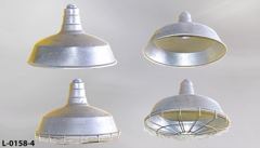 Light, China hat, 18"diameter, aluminum, stock number L-0158-4