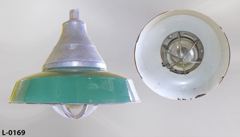 Light, China hat, 20"diameter, hazardous location, w/ globe and guard, stock number L-0169