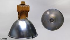 Light, warehouse bay, 23" diameter, yellow ballast box, glass lens, stock number L-0185