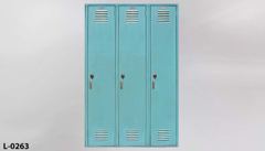 Locker, single door, flat top, 15"w x 18"d x 72"t, stock number L-0263