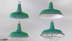 Light, China hat, 18"diameter, w/ twist on socket cap, stock number L-0297