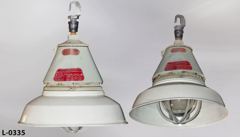 Light, China hat, 16"diameter, hazardous location, w/ globe and guard, stock number L-0335