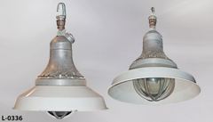 Light, China hat, 16"diameter, hazardous location, w/ globe and guard, stock number L-0336
