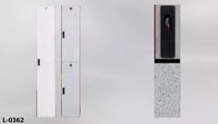 Locker, formica/pressed fiberboard, 12"w x 19"d x 72"t, stock number L-0362
