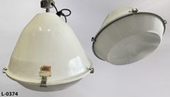 Light, flood, exterior, 24"diameter, w/ plastic lens and junction, stock number L-0374
