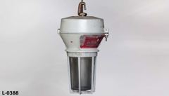 Light, hazardous location, incandescent, hanging, globe is 5"diam. x, stock number L-0388