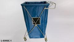 Laundry bag on castered wire frame, stock number L-0393c