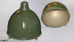 Light, bell shaped reflector, 18" diameter, w/ glass bottom, stock number L-0417