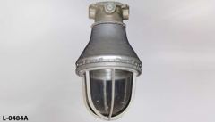 Light, hazardous location, incandescent, flush mount, globe is, stock number L-0484a