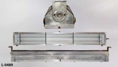 Light, 4' fluorescent, hazardous location, surface mount, stainless, stock number L-0489