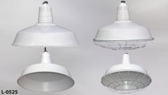 Light, China hat, 16"diameter, white, stock number L-0525