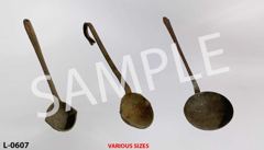 Ladle, metal, for metal working, stock number L-0607
