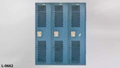 Locker, expanded metal, single door, 18"w x 18"d x 72"t, stock number L-0662