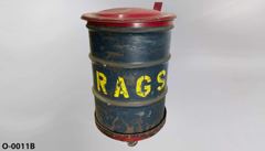 Oily rag drum, photo 2 of 2, O-0011B
