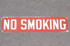Sign-No Smoking, stock number S-0025