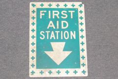 Sign-First aid kit, stock number S-0130
